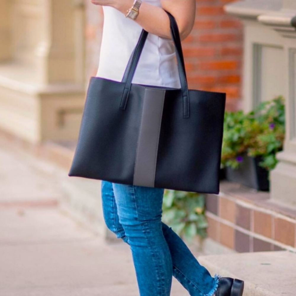 Vince Camuto vegan leather tote